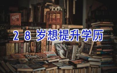 28岁想提升学历