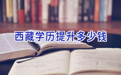 西藏学历提升多少钱