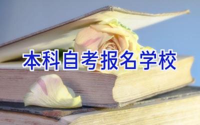 本科自考报名学校