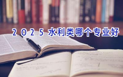 2025水利类哪个专业好