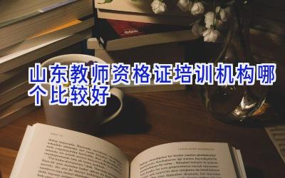 山东教师资格证培训机构哪个比较好