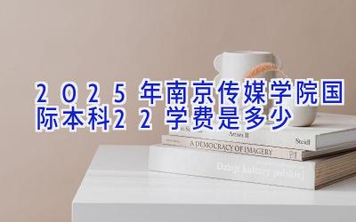 2025年南京传媒学院国际本科2+2学费是多少