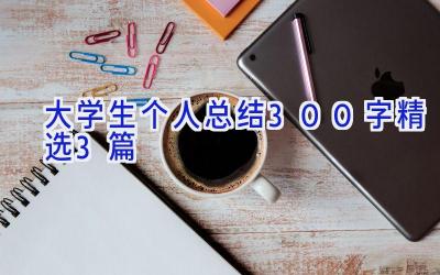 大学生个人总结300字精选3篇