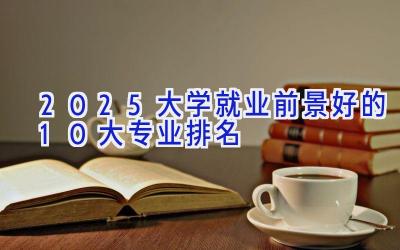 2025大学就业前景好的10大专业排名