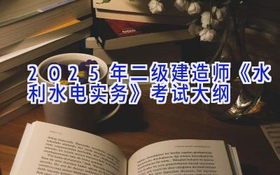 2025年二级建造师《水利水电实务》考试大纲