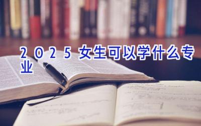 2025女生可以学什么专业