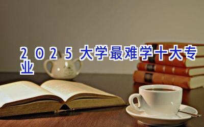 2025大学最难学十大专业