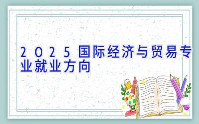 2025国际经济与贸易专业就业方向