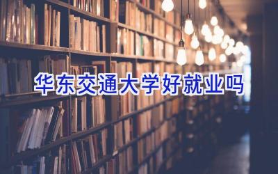 华东交通大学好就业吗