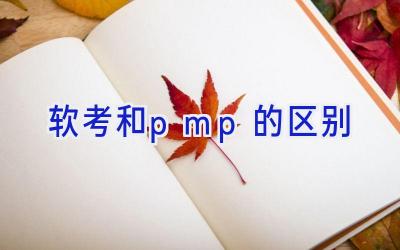 软考和pmp的区别