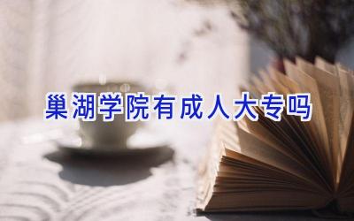 巢湖学院有成人大专吗