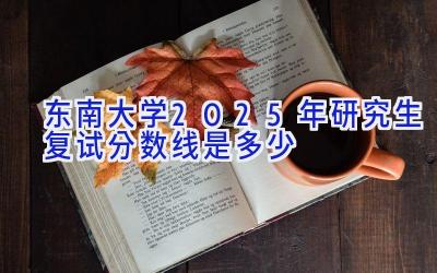 东南大学2025年研究生复试分数线是多少