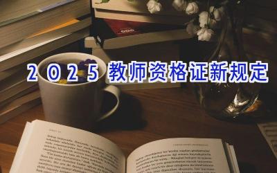 2025教师资格证新规定