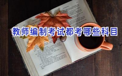 教师编制考试都考哪些科目