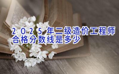 2025年二级造价工程师合格分数线是多少