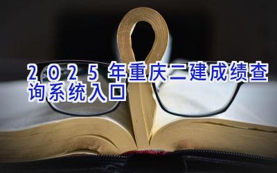 2025年重庆二建成绩查询系统入口