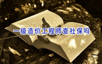 一级造价工程师查社保吗