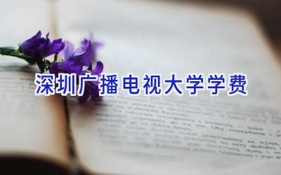 深圳广播电视大学学费