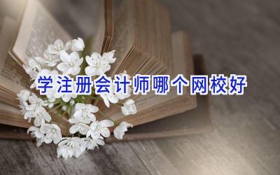 学注册会计师哪个网校好