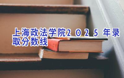 上海政法学院2025年录取分数线